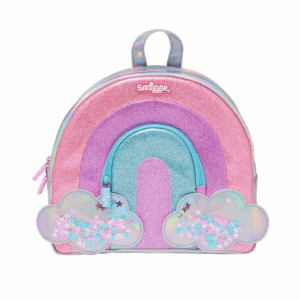 Smiggle Silver Rainbow Design Small Schoolbags