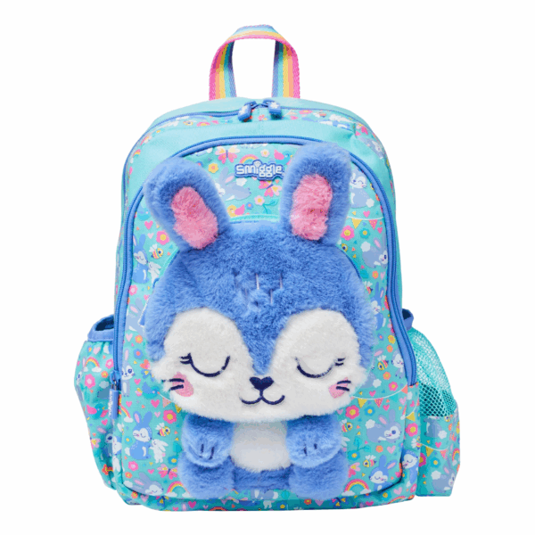 Smiggle Lake Blue Rabbit Medium Schoolbags