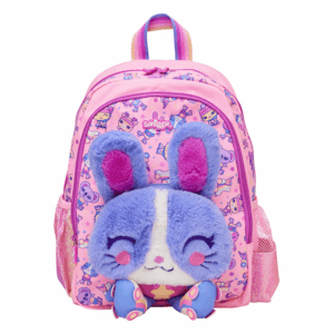 Smiggle Pink purple rabbit Medium Schoolbags