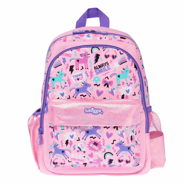 Smiggle Rock and roll unicorn Medium Schoolbags