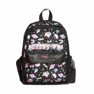 Smiggle Black Unicorn Medium Schoolbags