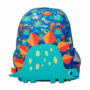 Smiggle Lake Blue Stegosaurus Medium Schoolbags