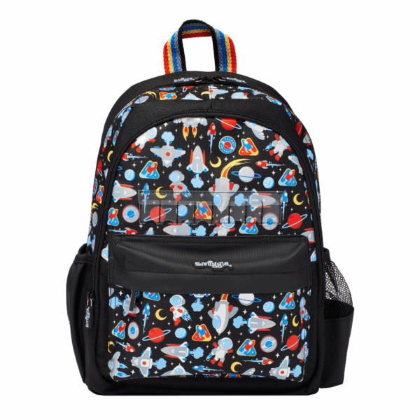 Smiggle Black spaceship Medium Schoolbags