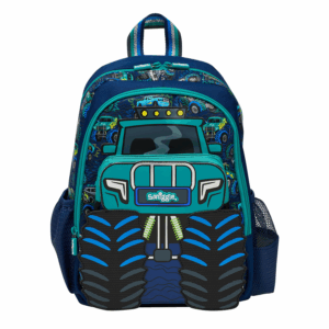 Smiggle Tibetan blue jeep Medium Schoolbags