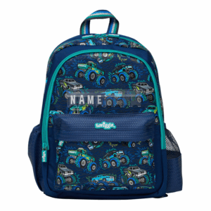 Smiggle Tibetan blue Jeep with card Medium Schoolbags