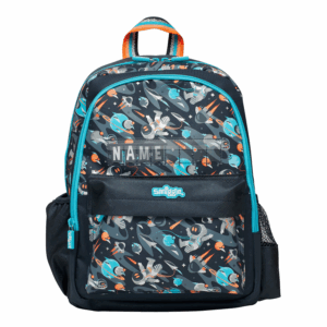 Smiggle Blue spaceship astronaut Medium Schoolbags