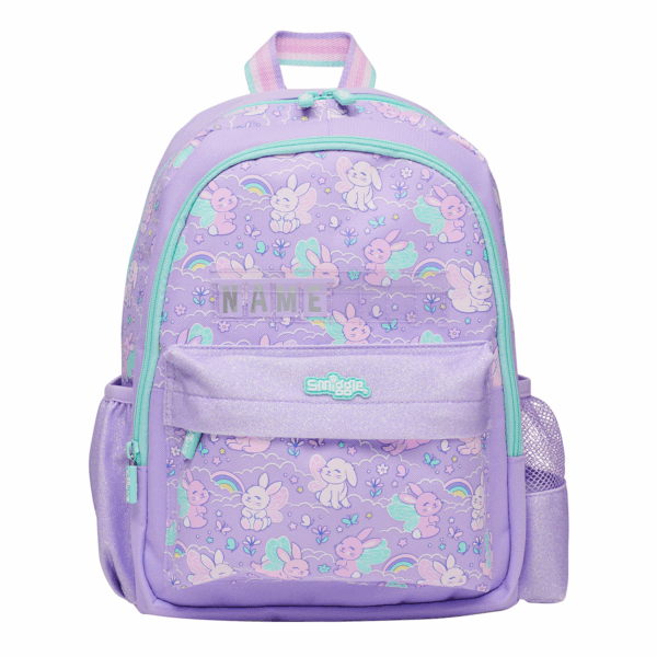 Smiggle Purple Rabbit of the Moon Medium Schoolbags