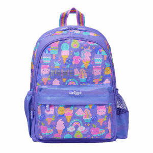 Smiggle Purple ice cream cone Medium Schoolbags