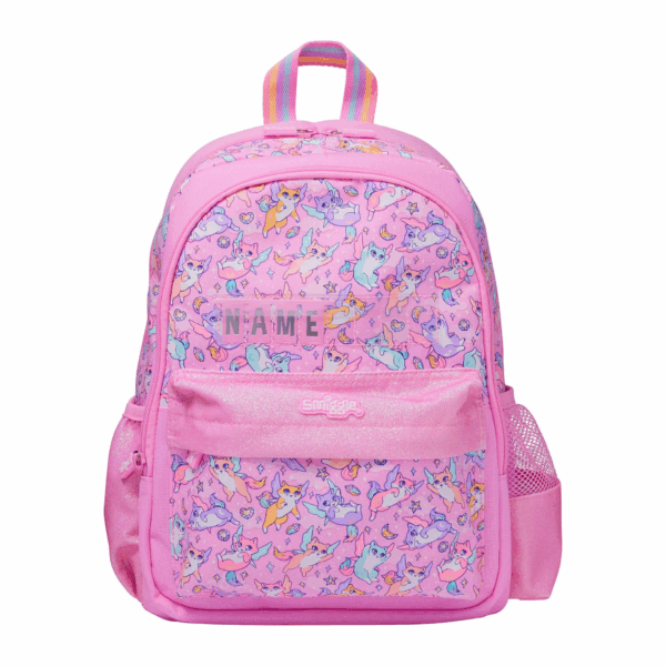 Smiggle Pink-winged kitten Medium Schoolbags