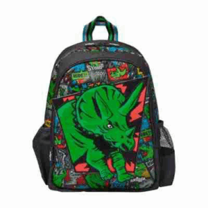 Smiggle New Black Dinosaur World Medium Schoolbags