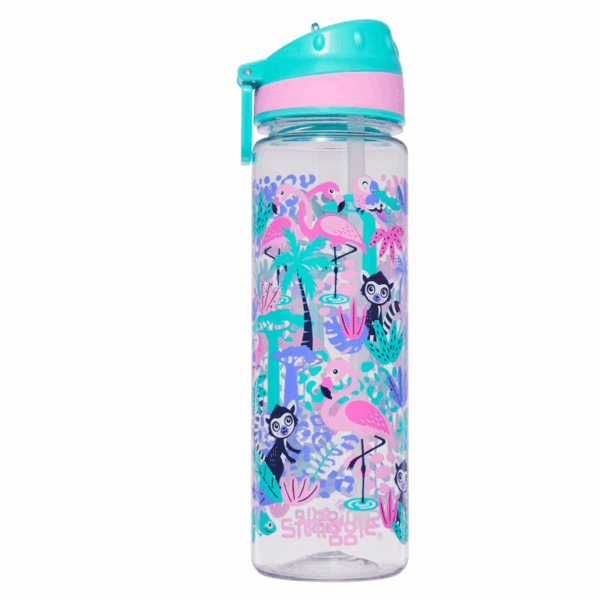 Smiggle Green Flamingo Plastic Bottle 650Ml