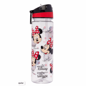 Smiggle Black and red polka Mini Plastic Bottle 650Ml