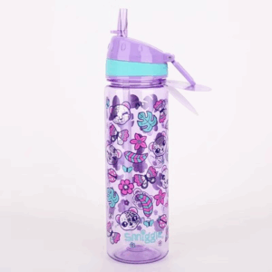Smiggle Purple leopard Plastic Bottle 650Ml