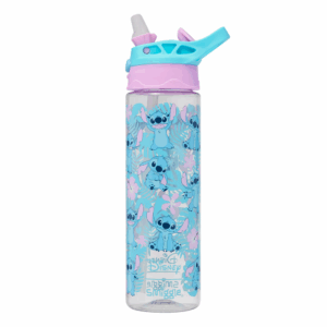 Smiggle Green Stich Plastic Flip Drink Bottle 650Ml