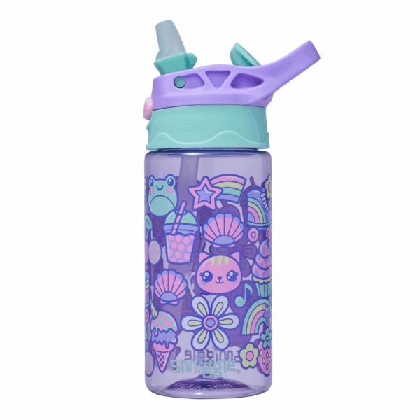 Smiggle Purple desserts Plastic Drink Bottle 430Ml