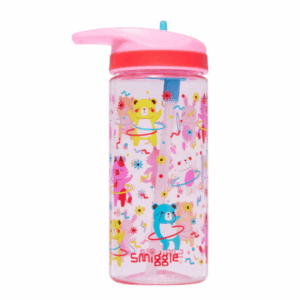 Pink dancing bear Spritz Plastic Drink Bottle 440Ml