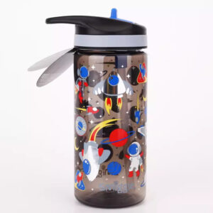 Black powder rocket horn Spritz Plastic Drink Bottle 440Ml