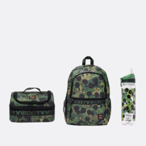 Smiggle Army Green Mickey 3 Piece Essential Bundle