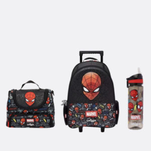 Spider-man in a mask trolley 3 Piece Essential Bundle