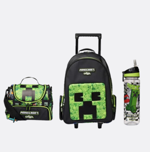 Smiggle Minecraft trolley 3 Piece Essential Bundle
