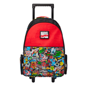Smiggle Marvel Iron Man Trolley Backpack With Light Up Wheels