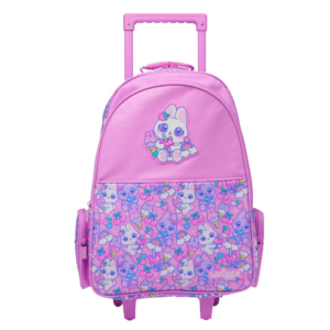 Smiggle Winky Bunny Trolley Backpack With Light Up Wheels