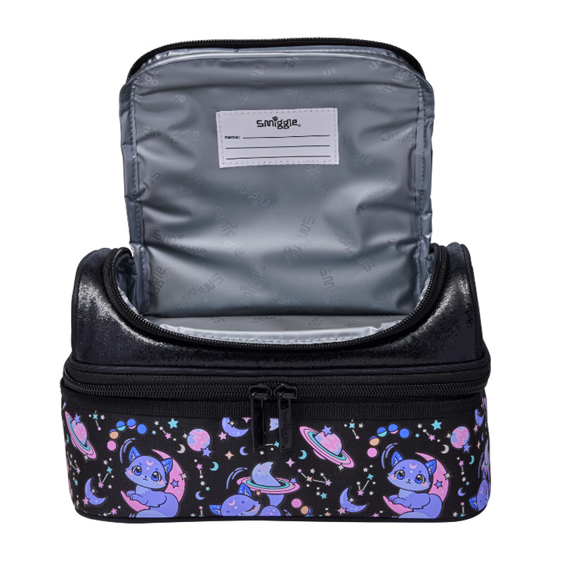 Smiggle Black Fox Double Decker Lunchbox - Image 3