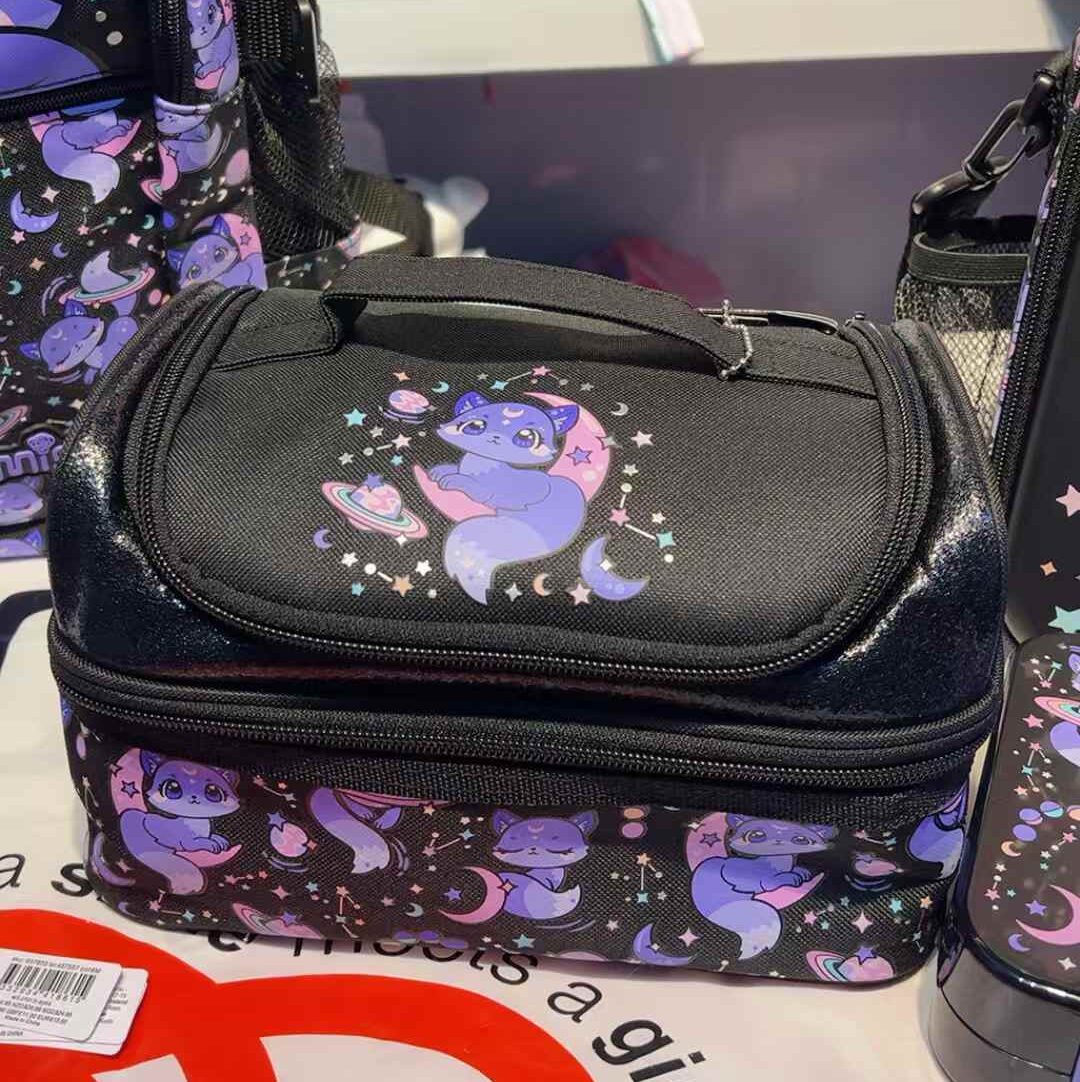 Smiggle Black Fox Double Decker Lunchbox - Image 2