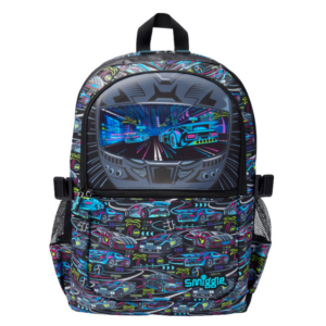 Smiggle Black Speed Racer Classic Backpack