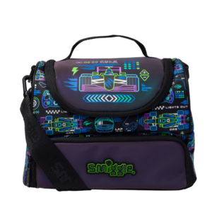 Smiggle Deep Blue F1 Double Decker Lunchbox