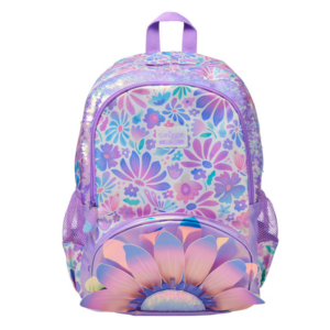 Smiggle Purple Lotus Sequins Classic Backpack