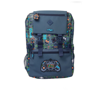 Smiggle Grey Trailblazer  Attach Foldover Backpack