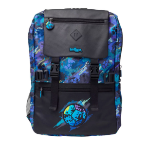 Smiggle Fast Blue football Attach Foldover Backpack