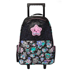 Smiggle Blink five-pointed star Trolley Backpack With Light Up Wheels