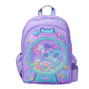 Smiggle purple candy cat Junior Character Backpack