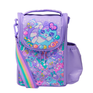 Smiggle purple candy cat Lunchbox With Strap