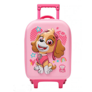 Smiggle Pink Paw Patrol Junior Hardtop Trolley Bag