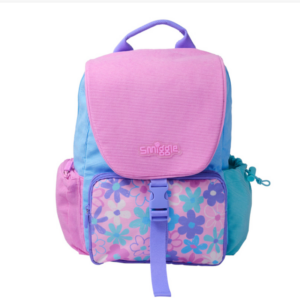 Smiggle Floral corduroy patchwork casual bag